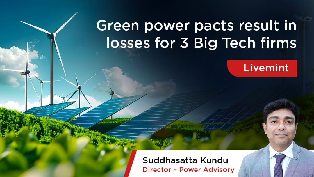 Green power pacts result in losses for 3 Big Tech firms